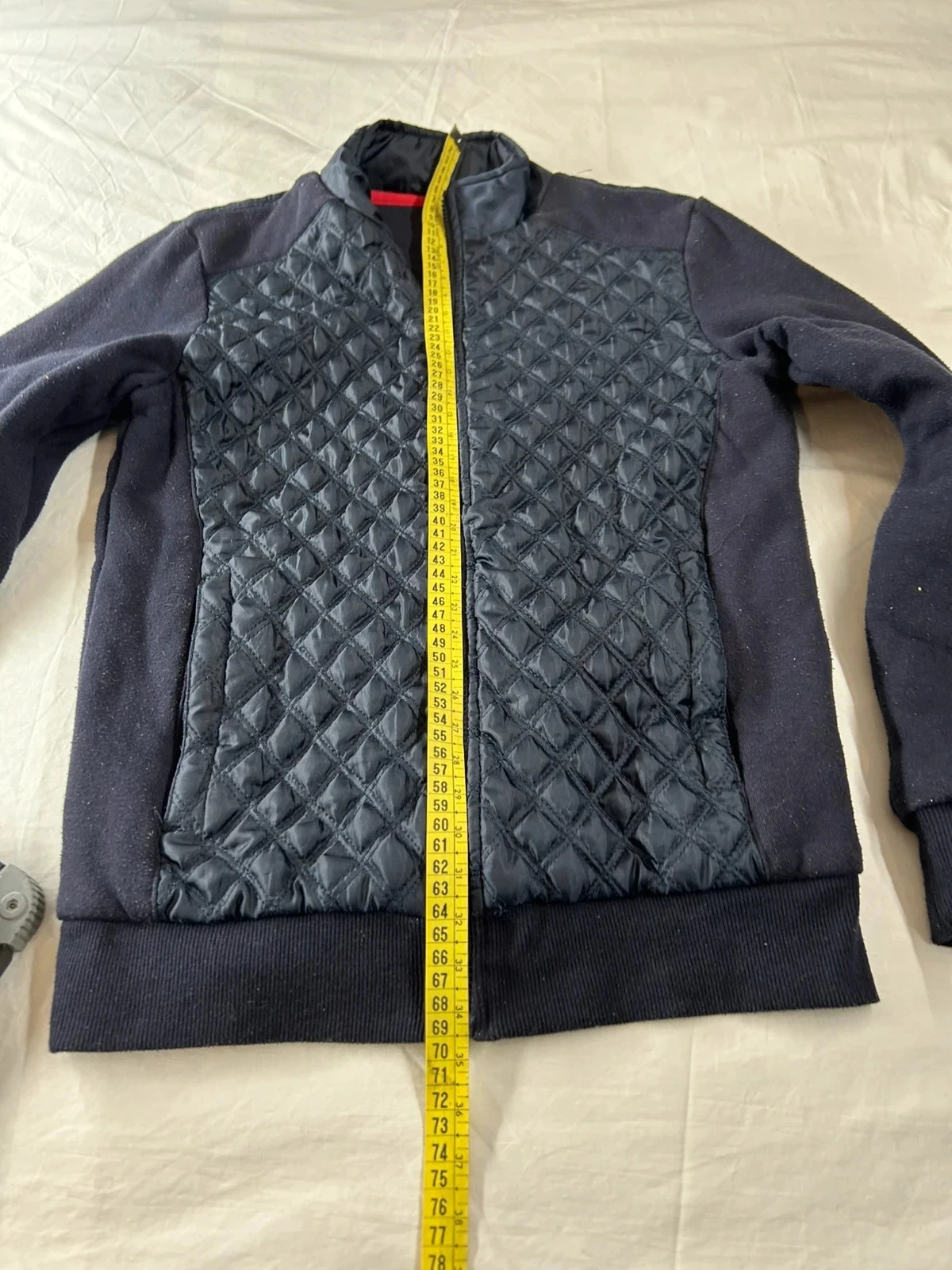 Blauw marine gewatteerd vest Devred – photo 9